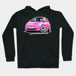 Fiat 500 Pink Hoodie